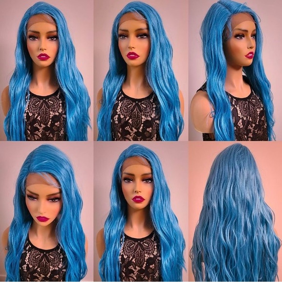 Teal-Lace wig - Picture 2 of 2